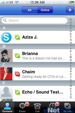 ֧iPhoneiPod TouchSkype